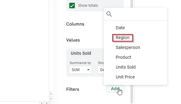 Add Filters and Slicers to a Pivot Table for Interactive Analysis