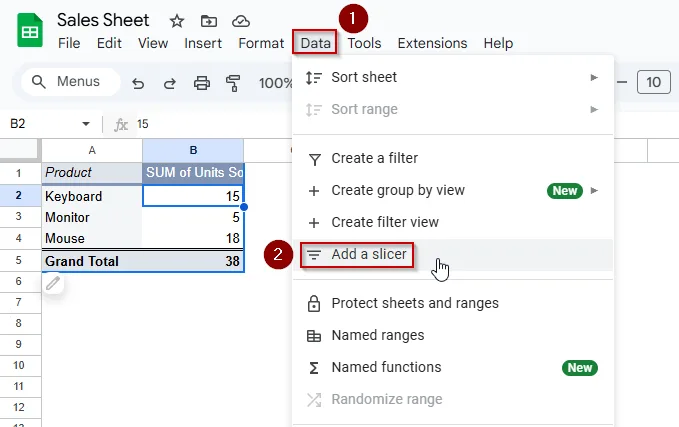 Add Filters and Slicers to a Pivot Table for Interactive Analysis