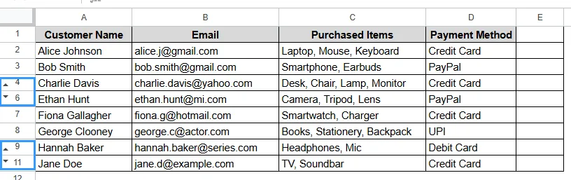 Using Google Apps Script to Filter Duplicates Automatically