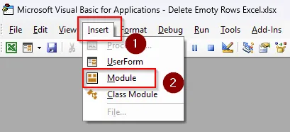 Applying a VBA Macro