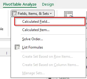 select calculated field