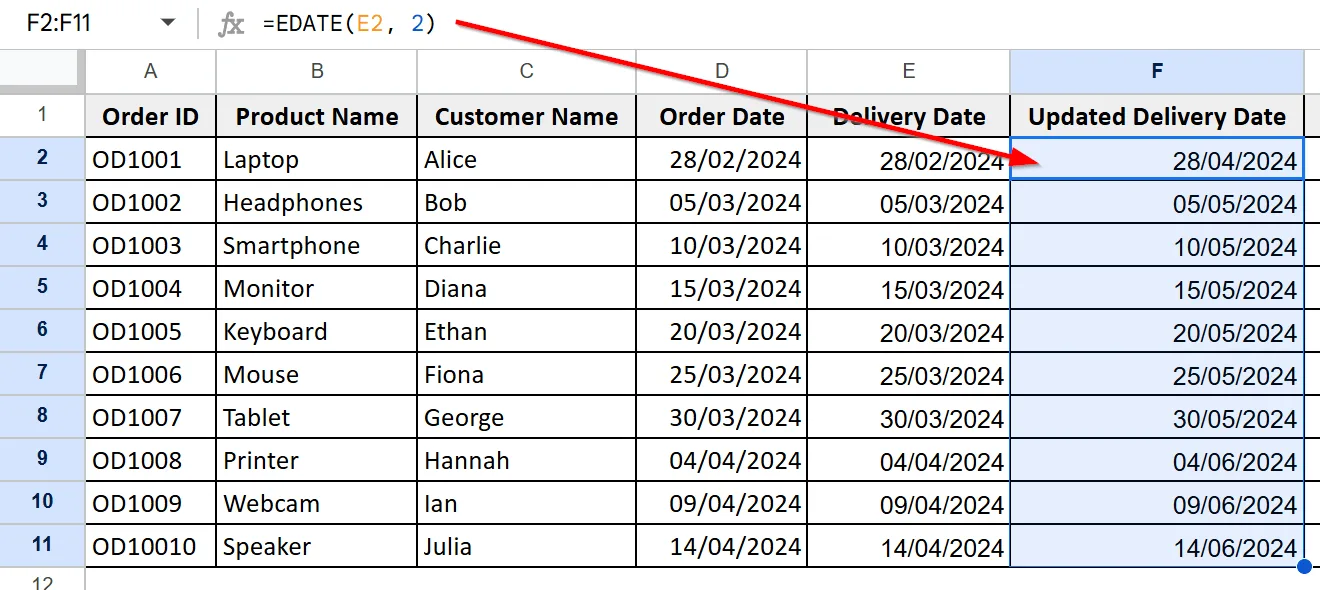 add months to date in excel overview image