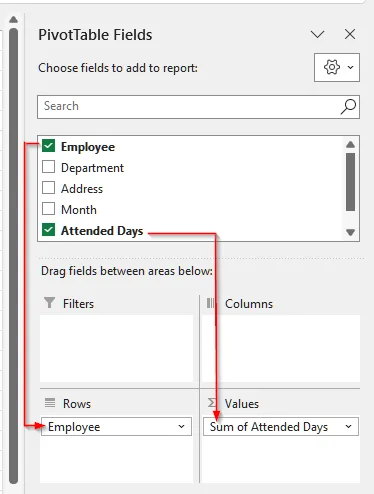 Use the COUNTIF Function in Pivot Tables with Calculated Field
