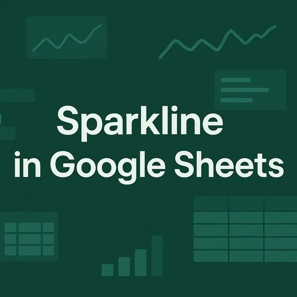 How to Create and Customize Sparkline in Google Sheets