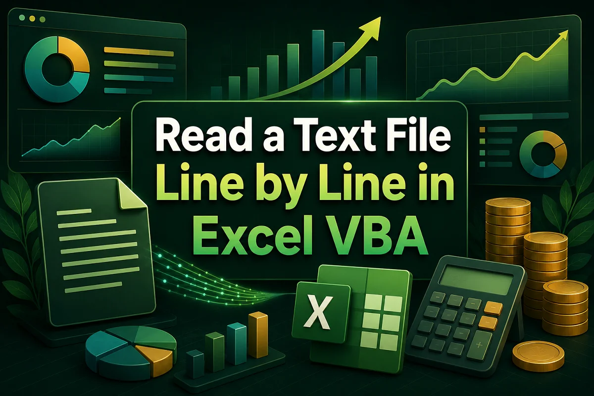 How to Read a Text File Line by Line in Excel VBA (4 Methods)