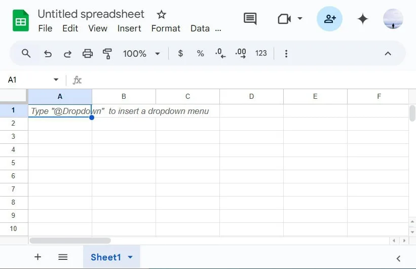 Google Sheets overview image