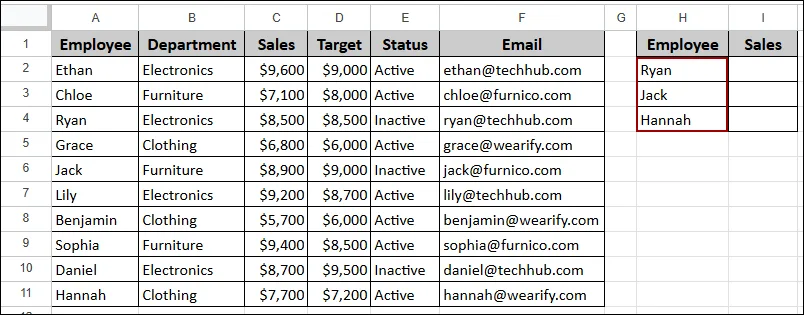 Google Sheets ARRAYFORMULA with INDEX and MATCH Functions