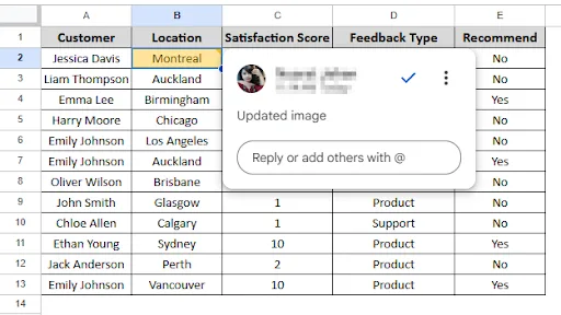 show comments