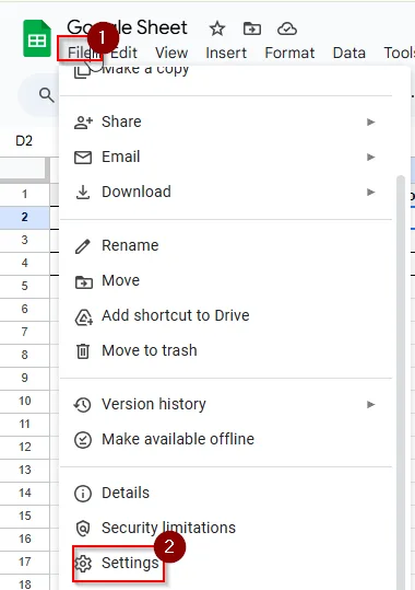 File> Settings