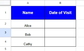 dataset for calendar dropdown