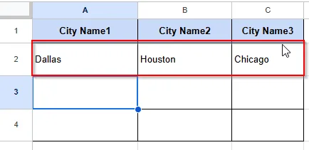 showing USA names