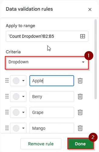 selecting dropdown