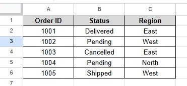 Find all cells with a specific value in Google Sheets