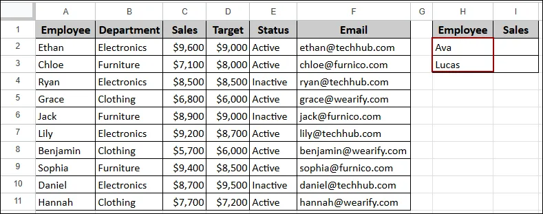 Google Sheets ARRAYFORMULA with INDEX and MATCH Functions
